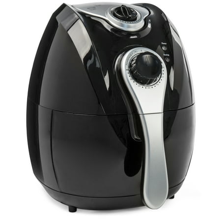 Best Choice Products 4.4qt Oil-Free Home Kitchen Electric Air Fryer w/ Rapid Air Circulation, Temperature Control, Timer, Detachable Handles - Black