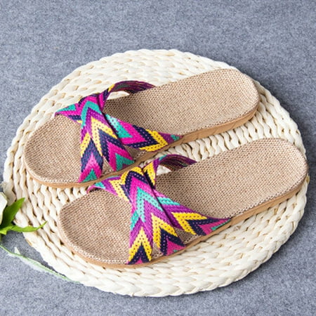 STEADY Women Men Anti-slip Linen Home Indoor Summer Open Toe Flats Shoes Slippers Purple / 38
STEADY Women Men Anti-slip Linen Home Indoor Summer Open Toe Flats Shoes Slippers Purple / 38