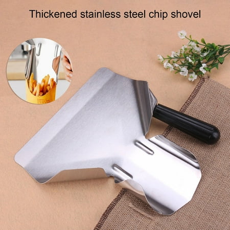 Leaveforme Chip Scoop Anti-rust Thickening Long Lasting French Fry Scoop with Dual Handles for Restaurant
Leaveforme Chip Scoop Anti-rust Thickening Long Lasting French Fry Scoop with Dual Handles for Restaurant