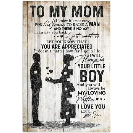 WISH TREE My Mom I Know It s Not Easy for A Woman to Raise A Man Old Wooden Son Letter Quotes Printing Canvas Home Decor Gifts for Mother Mama Women
WISH TREE My Mom I Know It s Not Easy for A Woman to Raise A Man Old Wooden Son Letter Quotes Printing Canvas Home Decor Gifts for Mother Mama Women