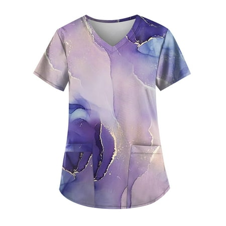 Strungten Plus Size Printed Scrub Working Uniform Tops For Women V-Neck Short Sleeve T-Shirts Workwear Tee With Pockets summer tops for women 2023 trendy
Strungten Plus Size Printed Scrub Working Uniform Tops For Women V-Neck Short Sleeve T-Shirts Workwear Tee With Pockets summer tops for women 2023 trendy