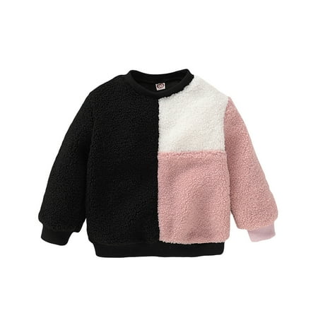 Toddler Boys and Girls Autumn and Winter Fleece Sweatshirt Fashion Splice Color Crew Neck Pullover Children s Winter Warmth Plush Casual Sports Top
Toddler Boys and Girls Autumn and Winter Fleece Sweatshirt Fashion Splice Color Crew Neck Pullover Children s Winter Warmth Plush Casual Sports Top