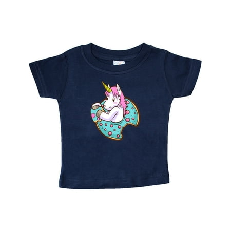 Inktastic Unicorn Donut Gift Baby Boy or Baby Girl T-Shirt