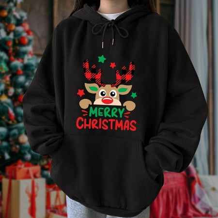 Aueoeo Womens Graphic Sweatshirts Women Pullover Sweatshirt Women s Fashion Long Sleeves Christmas Print Loose Hooded Tops Blouse Sweatshirts
Aueoeo Womens Graphic Sweatshirts Women Pullover Sweatshirt Women s Fashion Long Sleeves Christmas Print Loose Hooded Tops Blouse Sweatshirts