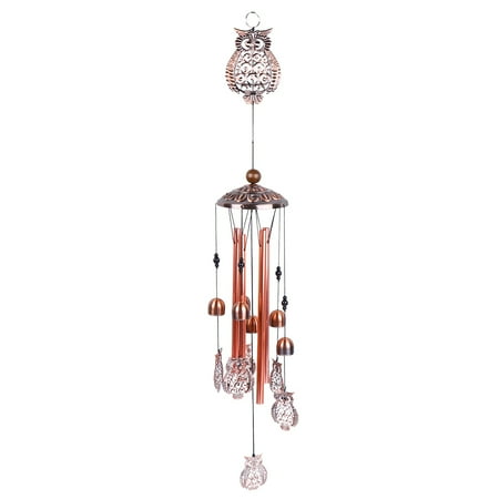 Garden Home Decoration Metal Pipe Brass Wind Chime Pendant Metal Crafts Ornaments Hanging Pendant for Home (Owl Pattern Light Brown)
Garden Home Decoration Metal Pipe Brass Wind Chime Pendant Metal Crafts Ornaments Hanging Pendant for Home (Owl Pattern Light Brown)