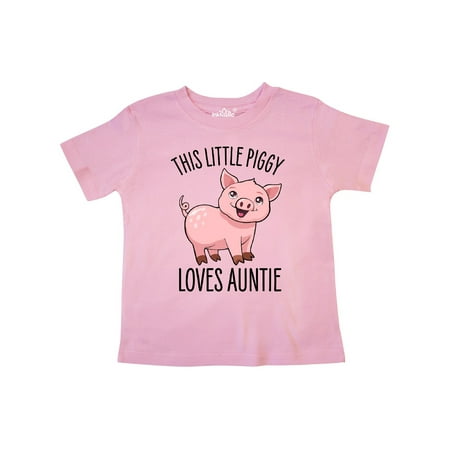 Inktastic This Little Piggy Loves Auntie- cute Gift Toddler Boy or Toddler Girl T-Shirt
Inktastic This Little Piggy Loves Auntie- cute Gift Toddler Boy or Toddler Girl T-Shirt