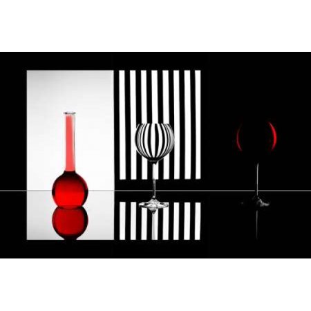 Just Red Canvas Art - Doris Reindl (24 x 36)