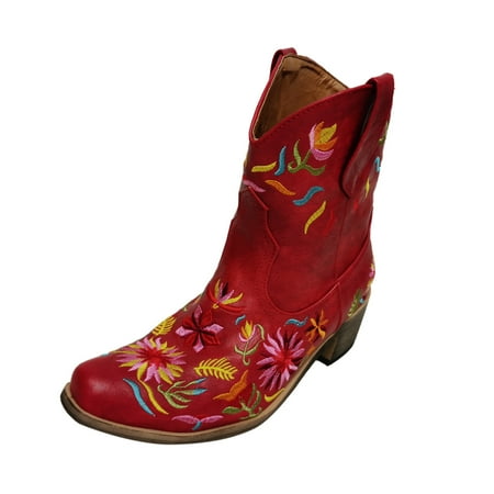 autumn winter shoes Womens Retro Floral Embroidered Style Pointed Toe Western Cowboy Mid Calf Boots
autumn winter shoes Womens Retro Floral Embroidered Style Pointed Toe Western Cowboy Mid Calf Boots