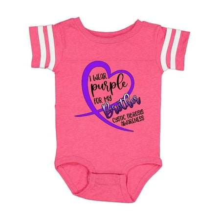 Inktastic I Wear Purple for my Brother- Cystic Fibrosis Awareness Gift Baby Boy or Baby Girl Bodysuit
Inktastic I Wear Purple for my Brother- Cystic Fibrosis Awareness Gift Baby Boy or Baby Girl Bodysuit