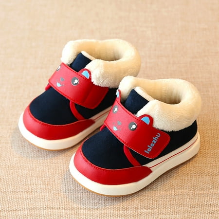 Toyella Lala pig children thick cotton shoes Blue 16