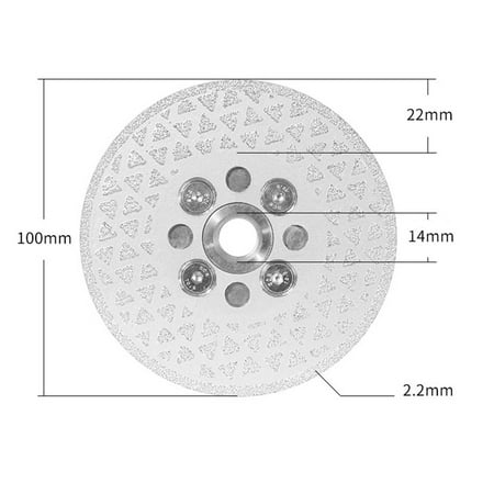 1PC 80-125mm M10 M14 Diamond Grinding Wheel Cutting Blade Disc For Tile Granite
1PC 80-125mm M10 M14 Diamond Grinding Wheel Cutting Blade Disc For Tile Granite
