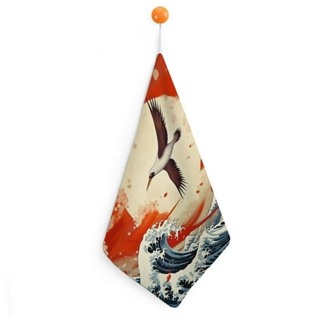 Sheronv Bird Wave Red Sun Quick-Dry Hand Towel 30x30cm Ultra-Fine Fiber Kitchen Bathroom Towel 4pcs
Sheronv Bird Wave Red Sun Quick-Dry Hand Towel 30x30cm Ultra-Fine Fiber Kitchen Bathroom Towel 4pcs