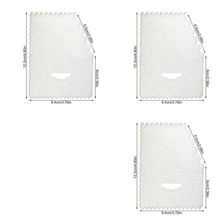 3pcs Polygonal Sawtooth Cream Cake Scraper Stainless Steel Icing Smoother Decorating Comb Tool Type 6
3pcs Polygonal Sawtooth Cream Cake Scraper Stainless Steel Icing Smoother Decorating Comb Tool Type 6