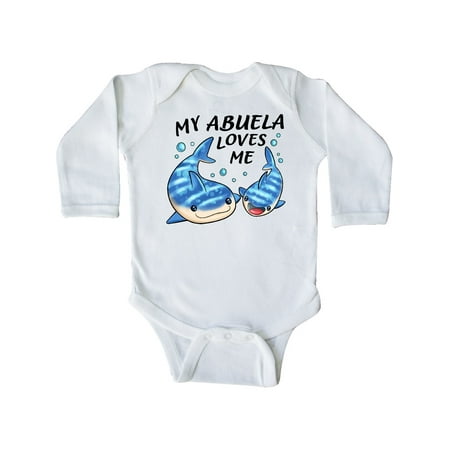 Inktastic My Abuela Loves Me- whale shark Gift Baby Boy or Baby Girl Long Sleeve Bodysuit
Inktastic My Abuela Loves Me- whale shark Gift Baby Boy or Baby Girl Long Sleeve Bodysuit