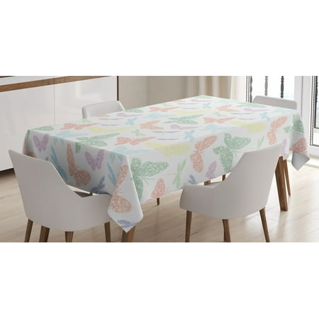 Country Decor Tablecloth Colorful Different Size Speckled Butterfly and Dragonfly Figures Winged Soul Image Rectangular Table Cover for Dining Room Kitchen 60 X 90 Inches Multi by Ambesonne
Country Decor Tablecloth Colorful Different Size Speckled Butterfly and Dragonfly Figures Winged Soul Image Rectangular Table Cover for Dining Room Kitchen 60 X 90 Inches Multi by Ambesonne