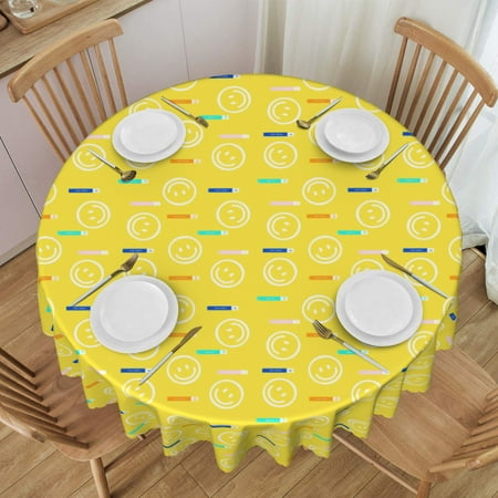 ZNDUO Tablecloths 60 x60 Round Tablecloths - Washable Polyester Tablecloth Decorative Fabric Tablecloths for Table Buffet Party and Camping Personalized Geometric Symbols Pattern
ZNDUO Tablecloths 60 x60 Round Tablecloths - Washable Polyester Tablecloth Decorative Fabric Tablecloths for Table Buffet Party and Camping Personalized Geometric Symbols Pattern