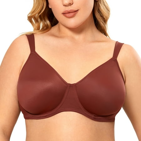 DELIMIRA Women s Full Coverage Minimizer Underwire Plus Size Non Padded Support Bra
DELIMIRA Women s Full Coverage Minimizer Underwire Plus Size Non Padded Support Bra