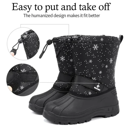 Boys Girls Winter Boots Waterproof Lightweight Snow Boots With Fur For Outdoor (Toddler/Little Kid/Big Kid)
Boys Girls Winter Boots Waterproof Lightweight Snow Boots With Fur For Outdoor (Toddler/Little Kid/Big Kid)
