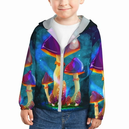Vsdgher Magic Mushrooms Fireflies Kids Sun Protection Hoodie with Zip Rash Guard Tops Children s Long Sleeve Sun Protection Clothing - 3 Years
Vsdgher Magic Mushrooms Fireflies Kids Sun Protection Hoodie with Zip Rash Guard Tops Children s Long Sleeve Sun Protection Clothing - 3 Years