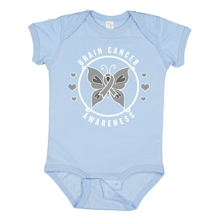 Inktastic Brain Cancer Awareness with Grey Ribbon and Butterfly Boys or Girls Baby Bodysuit
Inktastic Brain Cancer Awareness with Grey Ribbon and Butterfly Boys or Girls Baby Bodysuit
