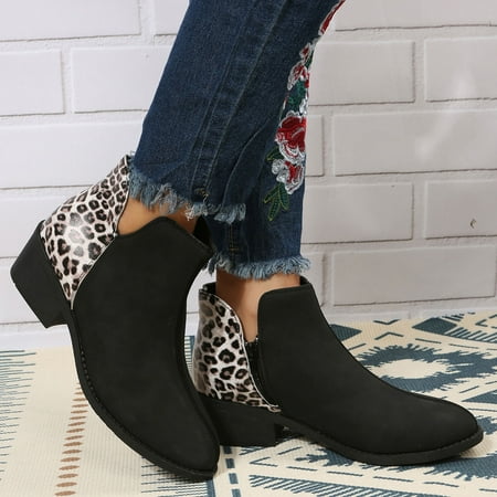 Cathalem Leopard Print Boots for Women Fashion Women Artificial Leather Leopard Print Autumn Women s Boots & Booties Lace up Black 9
Cathalem Leopard Print Boots for Women Fashion Women Artificial Leather Leopard Print Autumn Women s Boots & Booties Lace up Black 9