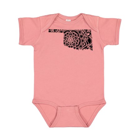 Inktastic Oklahoma Silhouette Mandala Gift Baby Boy or Baby Girl Bodysuit