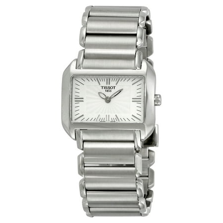 Tissot T-Wave Silver Dial Stainless Steel Ladies Watch T0233091103100