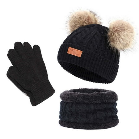 TUOBARR Kids Winter Beanie Hat Warm Knit Thick Ski Cap With PomPom And Scarf Gloves Set For Girls Boys
TUOBARR Kids Winter Beanie Hat Warm Knit Thick Ski Cap With PomPom And Scarf Gloves Set For Girls Boys