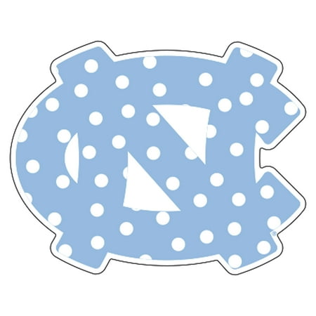 North Carolina Magnet (BLU/WHT POLKA DOT NC MAG (3 6 12 ) 12 in)