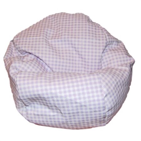 Ahh! Products Gingham Check Lavender Bean Bag Chair for Dolls