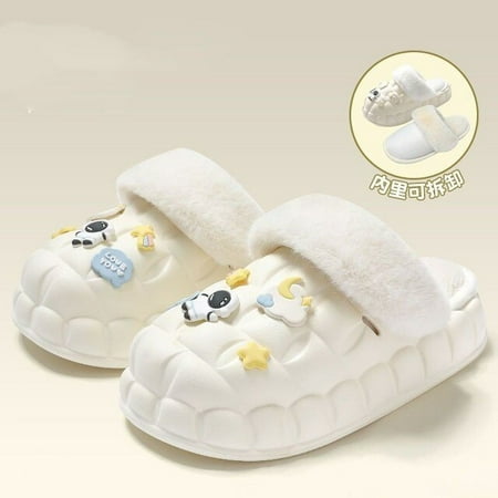 CoCopeaunt Cartoon Astronaut Waterproof Womens Slippers Warm and Fluffy Slippers Indoor Home Plush Slippers Thick and Fluffy Fur Slippers
CoCopeaunt Cartoon Astronaut Waterproof Womens Slippers Warm and Fluffy Slippers Indoor Home Plush Slippers Thick and Fluffy Fur Slippers