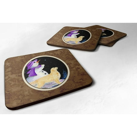 Carolines Treasures SS8950FC Snowman with Golden Retriever Foam Coaster Set of 4 3 1/2 x 3 1/2 multicolor
Carolines Treasures SS8950FC Snowman with Golden Retriever Foam Coaster Set of 4 3 1/2 x 3 1/2 multicolor