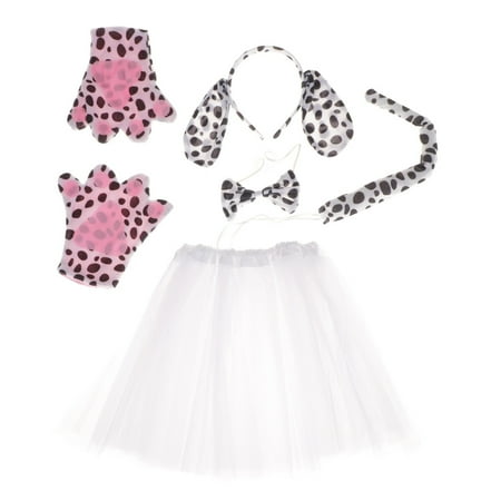 Tinksky 5pcs Spotty Dog Five-piece Set with Headband Bow Tie Tail Gloves Gauze Skirt Animal Decoration Supplies Headwear Supplies for Kids
Tinksky 5pcs Spotty Dog Five-piece Set with Headband Bow Tie Tail Gloves Gauze Skirt Animal Decoration Supplies Headwear Supplies for Kids