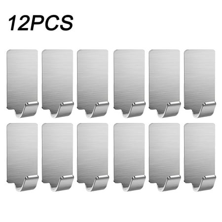 12/3PCS Adhesive Stainless Steel Towel Hooks Family Robe Hanging Hooks Hats Bag Family Robe Hats Bag Key Adhesive Wall Hooks
12/3PCS Adhesive Stainless Steel Towel Hooks Family Robe Hanging Hooks Hats Bag Family Robe Hats Bag Key Adhesive Wall Hooks