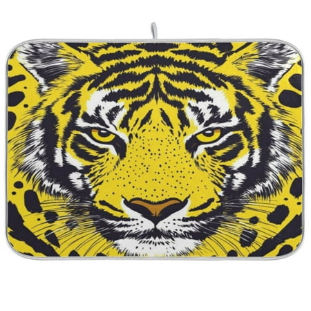 Kitchen Drying Mat 18x24In Drying Dish Mat Dish Drying Mats Kitchen Countertop Multi-Function Drain Drying Mat Kitchen Table Yellow Eyed Tiger
Kitchen Drying Mat 18x24In Drying Dish Mat Dish Drying Mats Kitchen Countertop Multi-Function Drain Drying Mat Kitchen Table Yellow Eyed Tiger