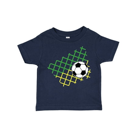 Inktastic Soccer Ball Net with Brazillian Flag Colors Gift Toddler Boy or Toddler Girl T-Shirt
Inktastic Soccer Ball Net with Brazillian Flag Colors Gift Toddler Boy or Toddler Girl T-Shirt