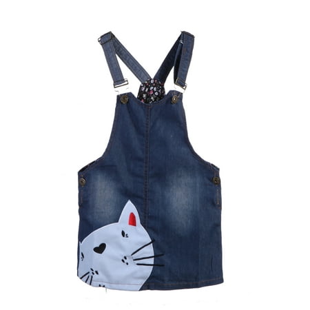 Summer Kids Baby Girls Casual Dress Toddler Kids Cat Print Bodysuits Denim Dress Clothes Outfits 
Summer Kids Baby Girls Casual Dress Toddler Kids Cat Print Bodysuits Denim Dress Clothes Outfits