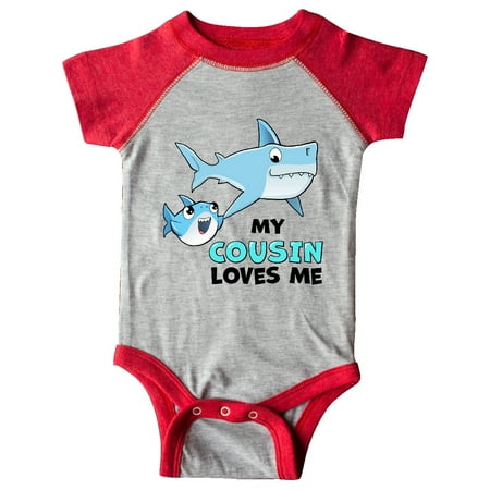 Inktastic My Cousin Loves Me with Cute Sharks Gift Baby Boy or Baby Girl Bodysuit
Inktastic My Cousin Loves Me with Cute Sharks Gift Baby Boy or Baby Girl Bodysuit
