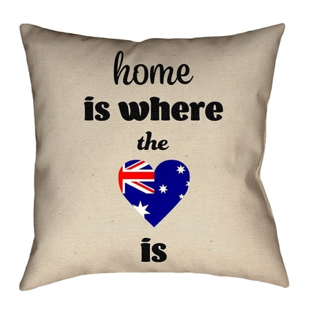 ArtVerse Katelyn Smith Australia Love Pillow - Spun Polyester