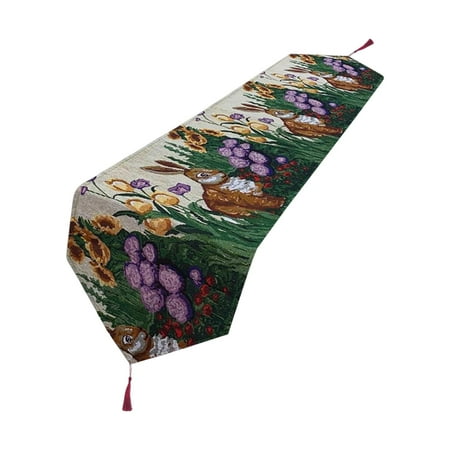 Cute Easter Table Runner Seasonal Decor Flag Cover Easter Theme Party Easter Eggs Flower Table Runner for Holiday Coffee Indoor Outdoor Home Style C
Cute Easter Table Runner Seasonal Decor Flag Cover Easter Theme Party Easter Eggs Flower Table Runner for Holiday Coffee Indoor Outdoor Home Style C