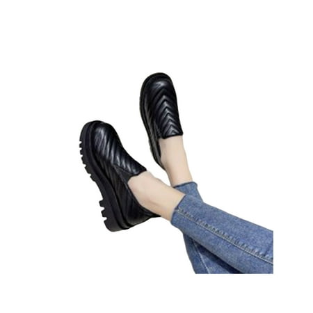 Fangasis Women Loafers Comfort Casual Shoes Platform Walking Shoe Womens Loafer Work Fashion Slip On V Black 8
Fangasis Women Loafers Comfort Casual Shoes Platform Walking Shoe Womens Loafer Work Fashion Slip On V Black 8