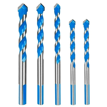 5Pcs Triple-cornered Drill Bit Set Handle Multifunctional Punching Drill Bits Set with Tungsten Carbide Tip
5Pcs Triple-cornered Drill Bit Set Handle Multifunctional Punching Drill Bits Set with Tungsten Carbide Tip