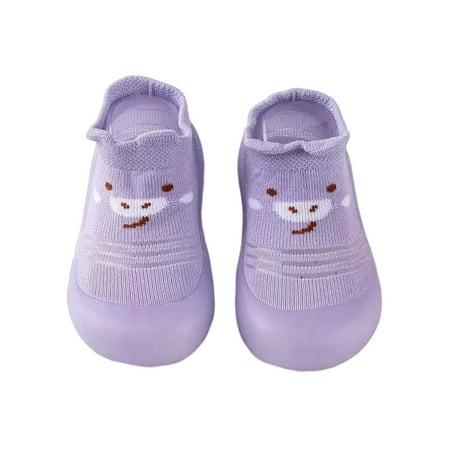 Sanviglor Baby Floor Sock Shoes Prewalker Flats Barefoot First Walking Shoe Bedroom Lightweight Anti-Collision Socks Sneakers Comfort Rubber Sole Purple 5C-6C
Sanviglor Baby Floor Sock Shoes Prewalker Flats Barefoot First Walking Shoe Bedroom Lightweight Anti-Collision Socks Sneakers Comfort Rubber Sole Purple 5C-6C