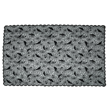 Hemoton 1 Pc Halloween Lace Spider-shaped Tablecloth Ornament Cover for Decoration (Black)
Hemoton 1 Pc Halloween Lace Spider-shaped Tablecloth Ornament Cover for Decoration (Black)