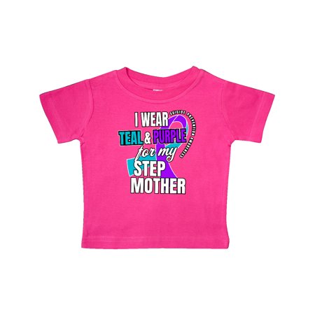Inktastic Suicide Prevention I Wear Teal and Purple For My Step Mother Gift Baby Boy or Baby Girl T-Shirt
Inktastic Suicide Prevention I Wear Teal and Purple For My Step Mother Gift Baby Boy or Baby Girl T-Shirt