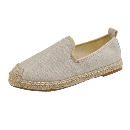 GNEIKDEING Round Comfortable Toe Canvas Single Women Casual Shoes Weave On Slip Breathable Flat Women s Casual Shoes Gift on Clearance
GNEIKDEING Round Comfortable Toe Canvas Single Women Casual Shoes Weave On Slip Breathable Flat Women s Casual Shoes Gift on Clearance