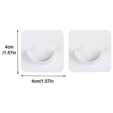 Curtain Rod Holder U Shape Closet Rod Bracket Plastic No Drilling Shower Rods Holder Self Adhesive Plastic Hook Wardrobe Rail End Supports Elegant(White)
Curtain Rod Holder U Shape Closet Rod Bracket Plastic No Drilling Shower Rods Holder Self Adhesive Plastic Hook Wardrobe Rail End Supports Elegant(White)