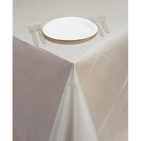 Pack of 24 Clear Disposable Plastic Banquet Party Table Covers 108