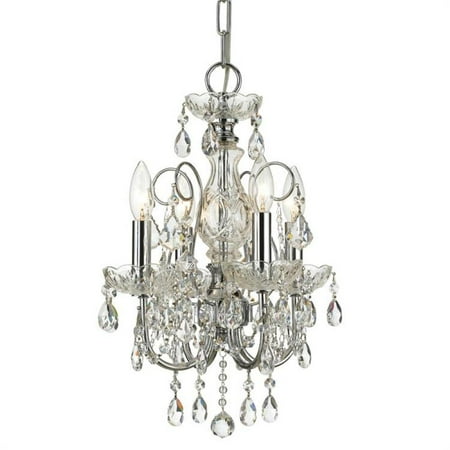 Imperial 4 Light Swarovski Strass Crystal Chrome Mini Chandelier by Crystorama 3224-CH-CL-S in Chrome Finish
Imperial 4 Light Swarovski Strass Crystal Chrome Mini Chandelier by Crystorama 3224-CH-CL-S in Chrome Finish