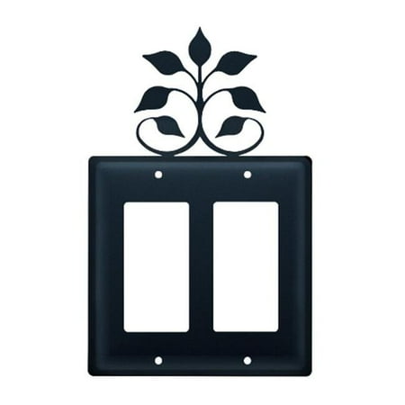 Leaf Fan GFI Cover DBL